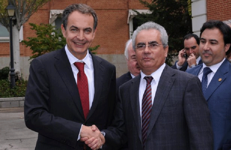 El Director de esta firma, Francisco Cabello Guiscafré y el Presidente J.L.Rodriguez Zapatero